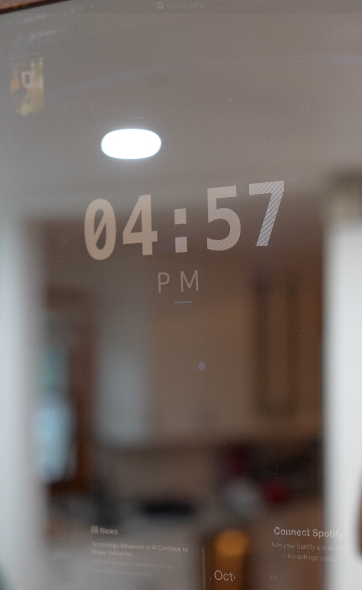 Smart Mirror Project (Build Manual + Code + 3D files)